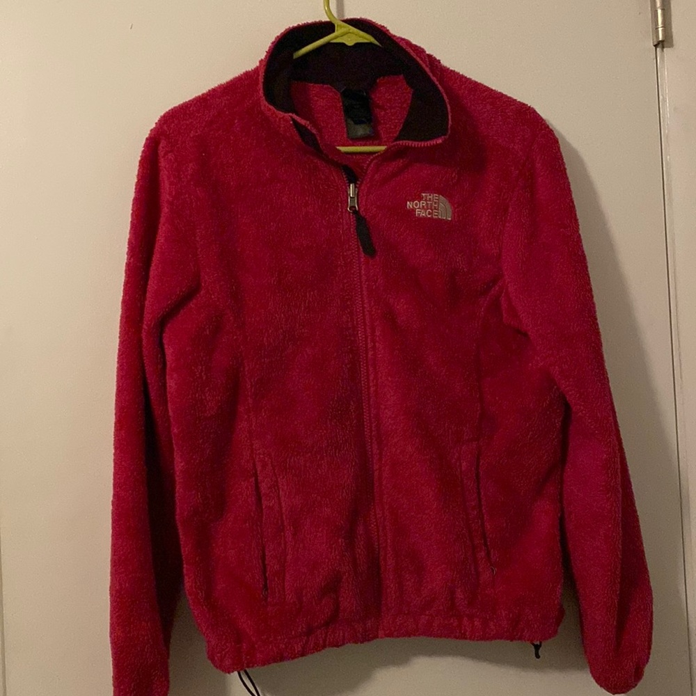 Pink Sherpa North Face. Good condition